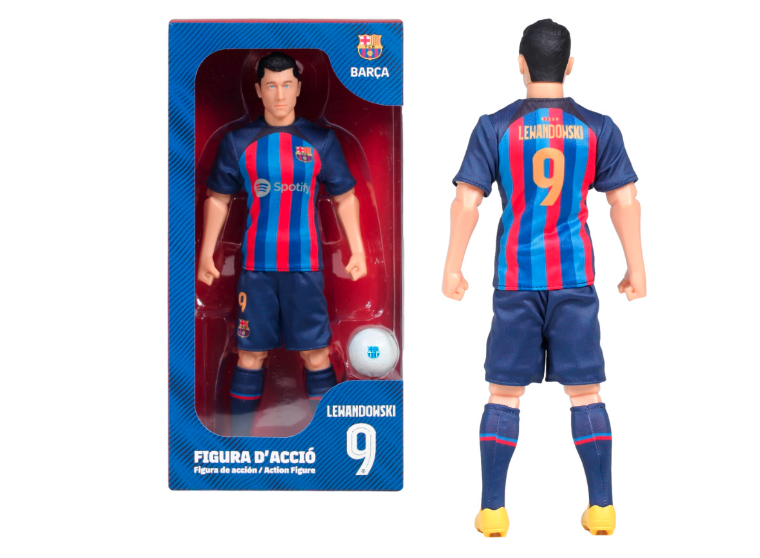 Figura de Robert Lewandowski, FC Barcelona, Socker