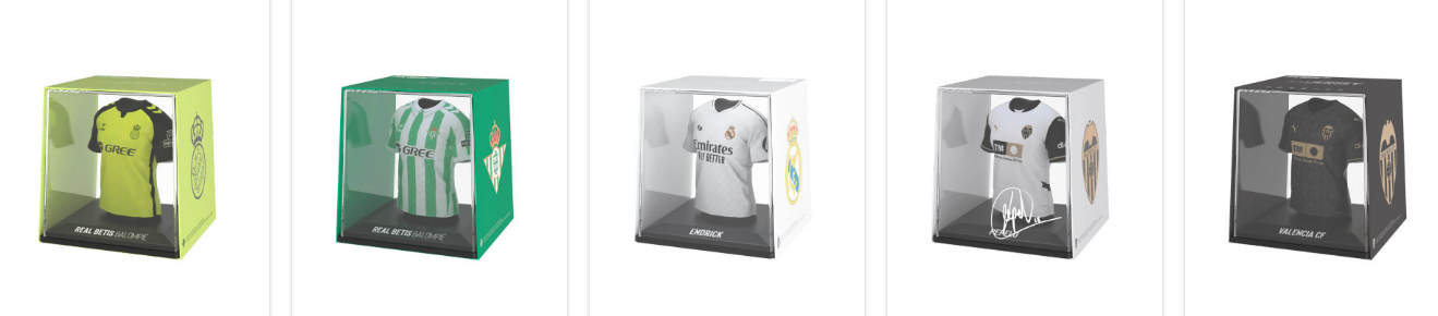 ¡Nuevas figuras coleccionables de mini camisetas de fútbol!